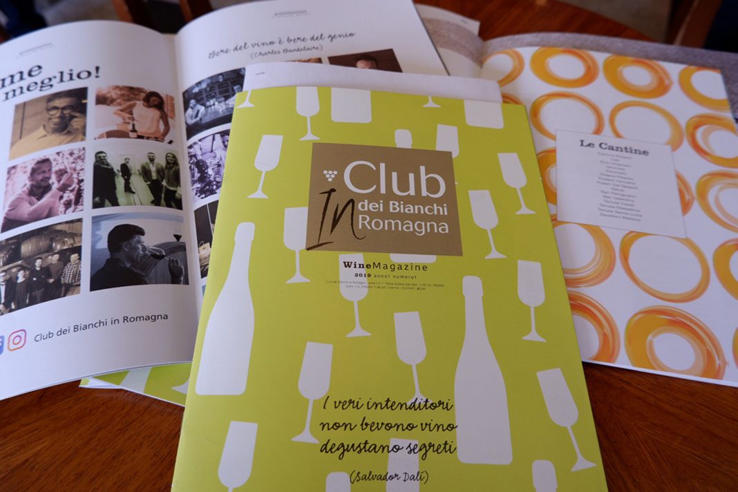 Club dei Bianchi di Romagna; arriva anche il WineMagazine