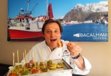 Fabio Montagna chef di Bacalhau Osteria. Credits: Ph. Andrea Di Bella