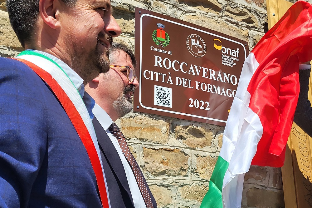 Roccaverano Città del formaggio 2022: Fabio Vergellato e Fabrizio Garbarino. Credits Ph. Andrea Di Bella