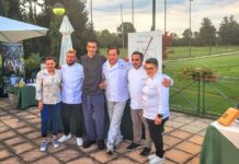 Gli chef sul Green del Golf Club La Margherita a Carmagnola. Ph credits Andrea Di Bella