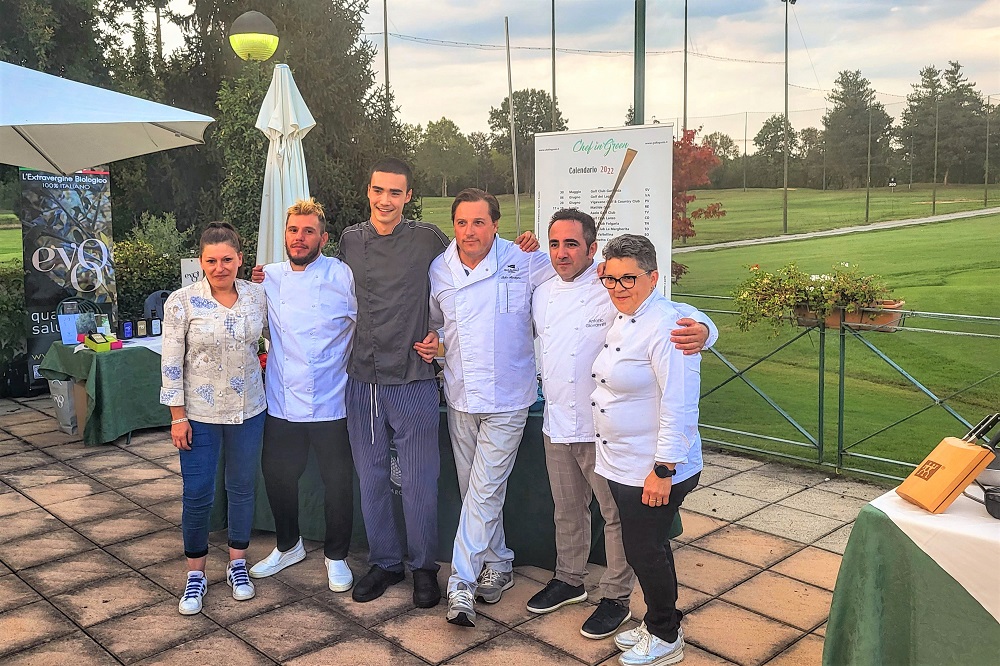 Gli chef sul Green del Golf Club La Margherita a Carmagnola. Ph credits Andrea Di Bella
