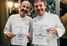 Chef Agostini e Chef Venturi primo e secondo classificato al Sina Chefs' Cup Contest