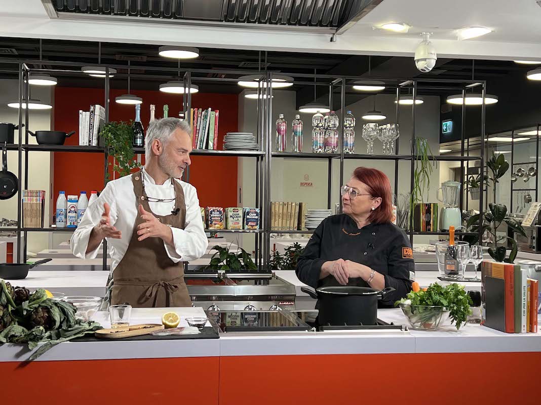 Cristina Lunardini e chef Silver Succi
