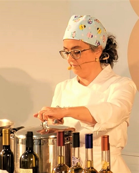 La chef Rosa Del Gaudo interviene a Terra Madre Salone Del Gusto 2022. Photocredits Elena Schina